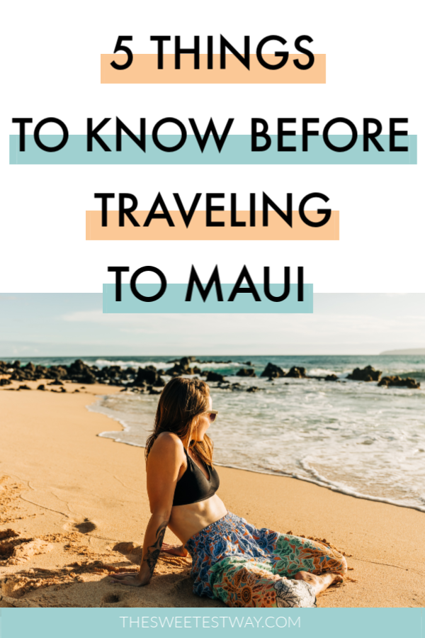 5 handy Maui travel tips to make planning your trip that much easier! Maui is magical!