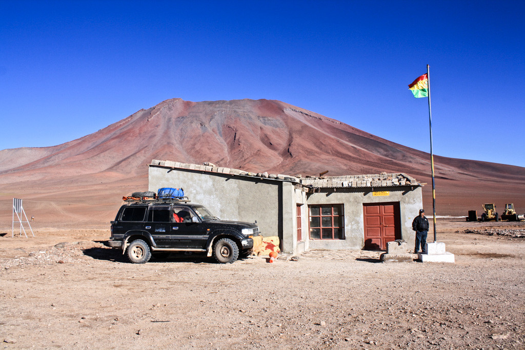 Immigrations office at the Bolivia-Chile border