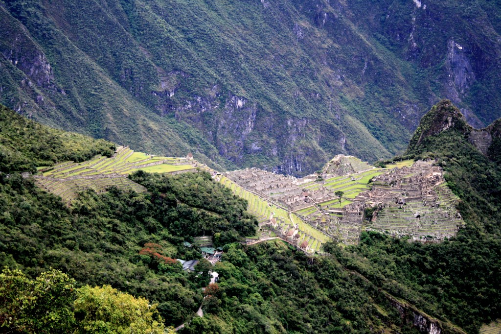 Reward at the end of the Inca Trail--Machu Picchu from the Sun Gate