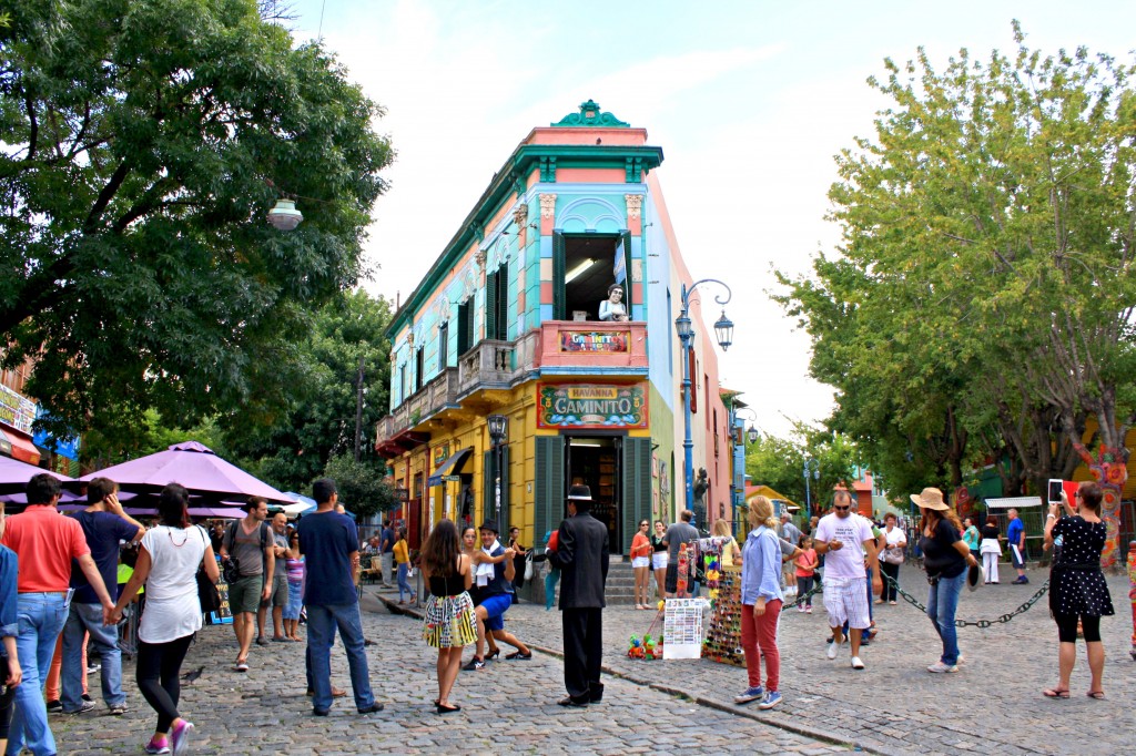 El Caminito in the neighborhood of La Boca, Buenos Aires