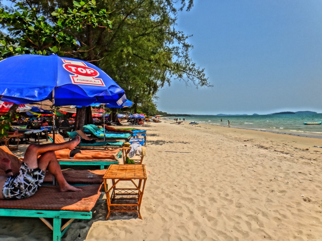Beaches of Sihanoukville, Cambodia.