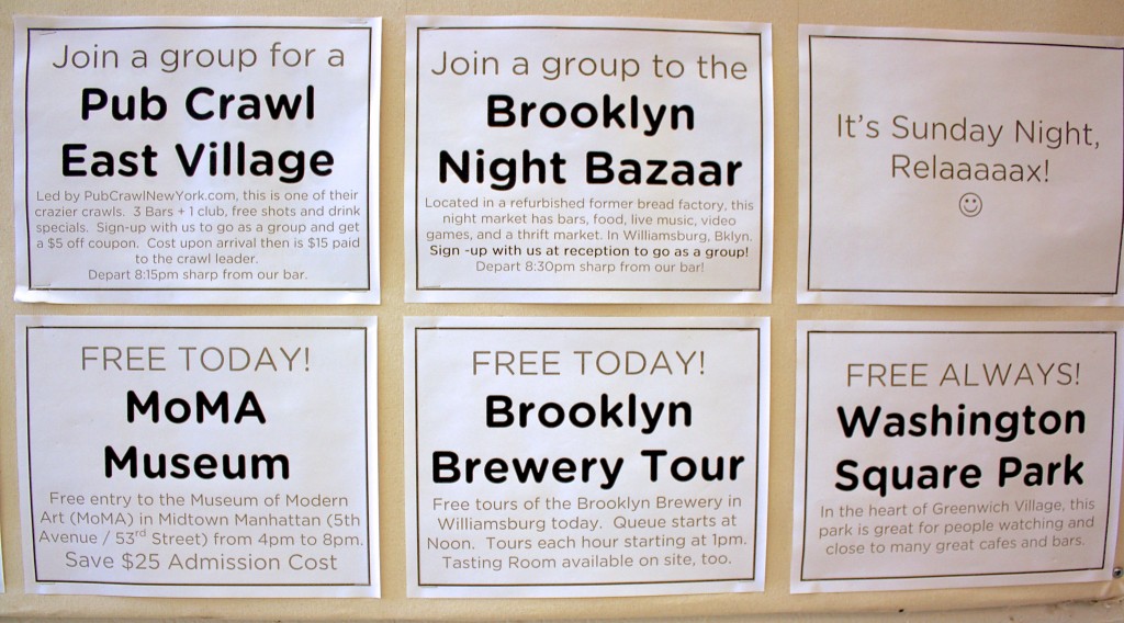 Nightly hostel events and free activities around NYC at The Local NY in Long Island City