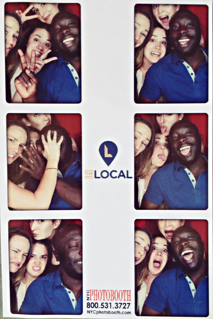 Photo booth at The Local NY in Queens, New York