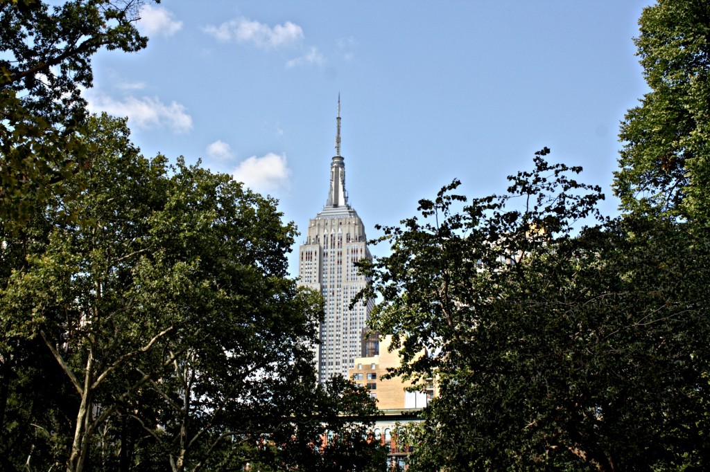 The Empire State Building seen from Madison Square Park, New York