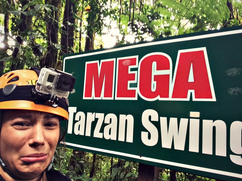 Tarzan Swing, 100% Aventura Monteverde, Costa Rica