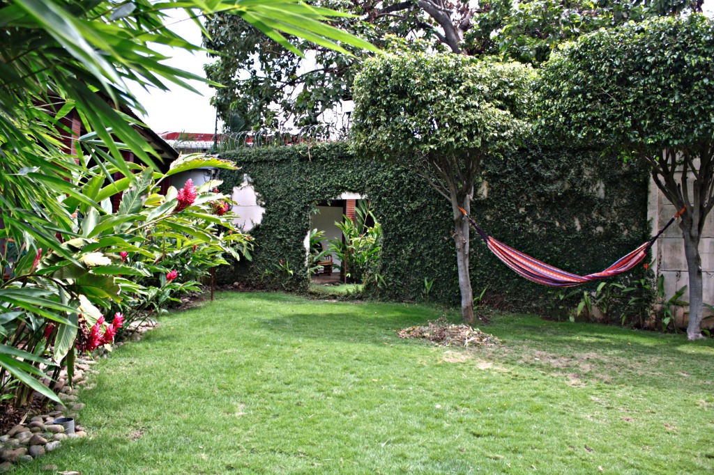 Hotel Maracuya Managua garden area