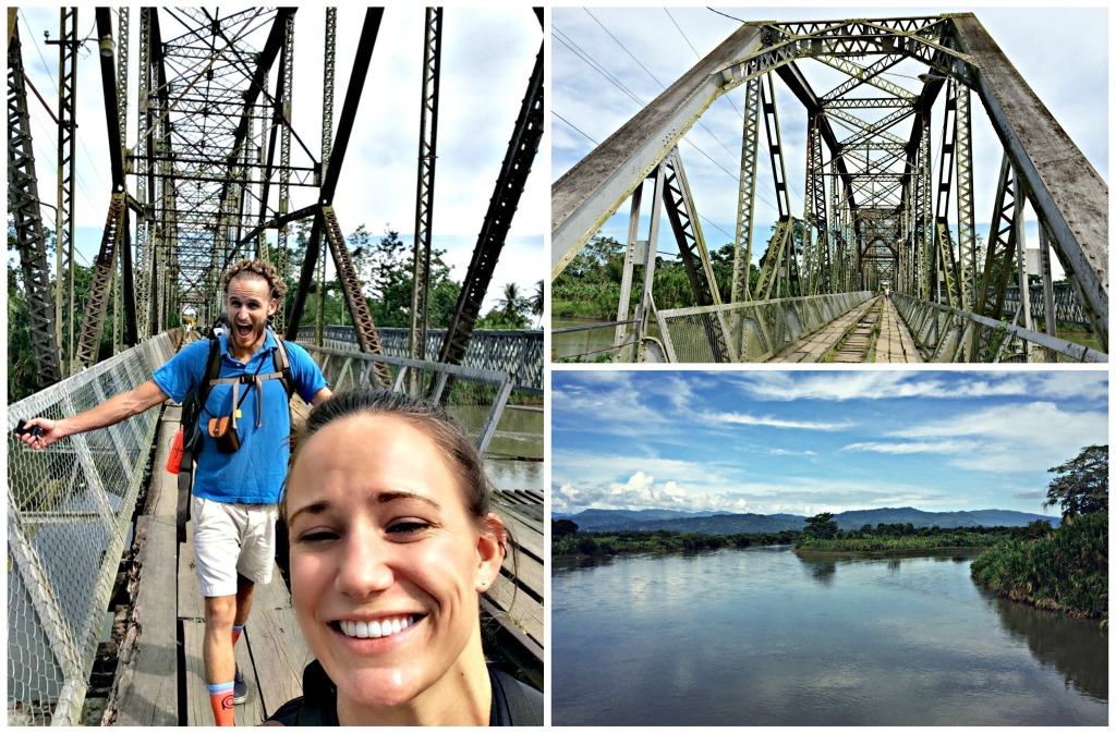 Costa Rica to Panama border crossing.