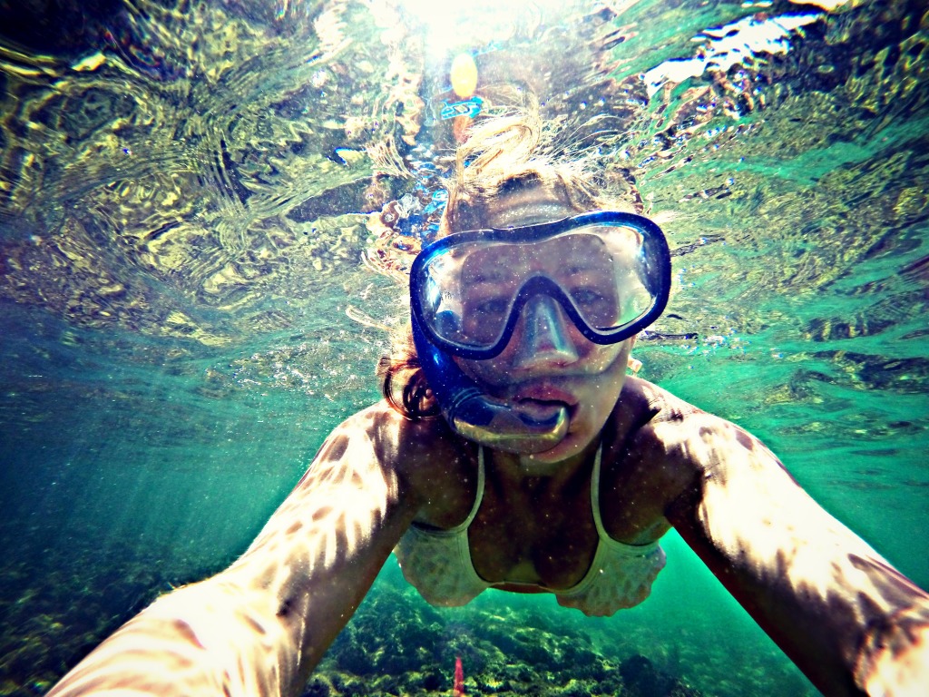 Snorkeling in Bocas del Toro, Panama