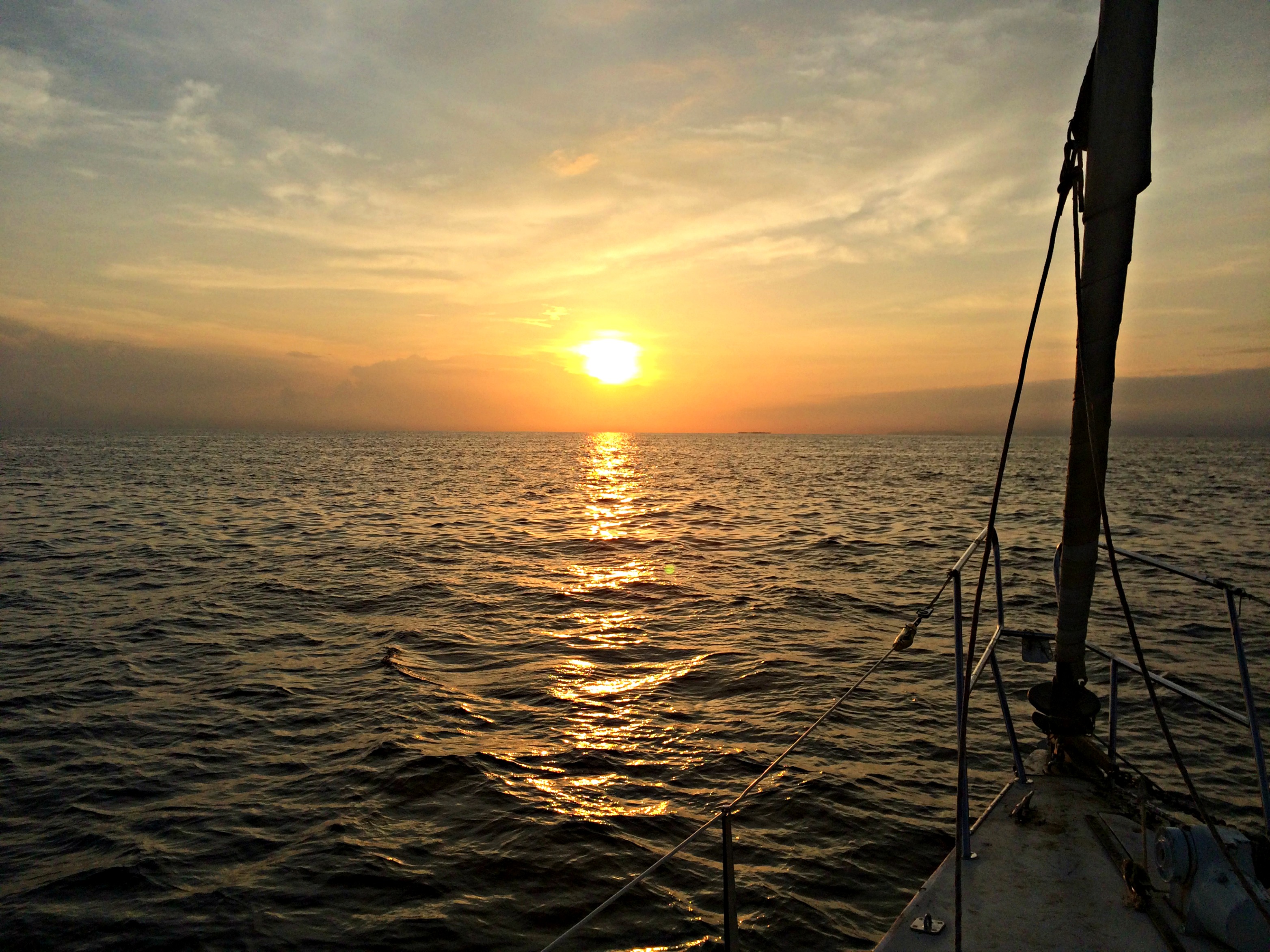 Sunset on the Sailboat Victory, San Blas Islands