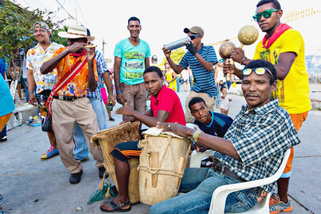 Street parties at Carnaval de Barranquilla, Colombia