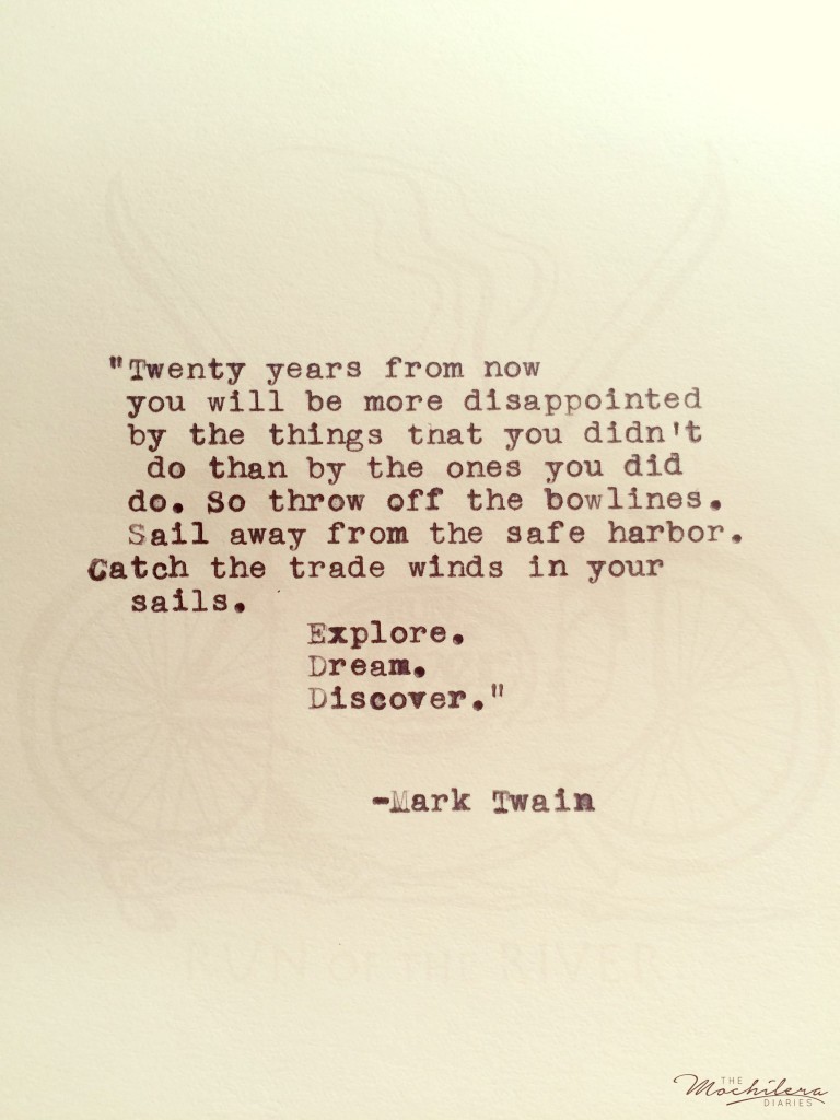 Inspirational Travel Quotes: Mark Twain