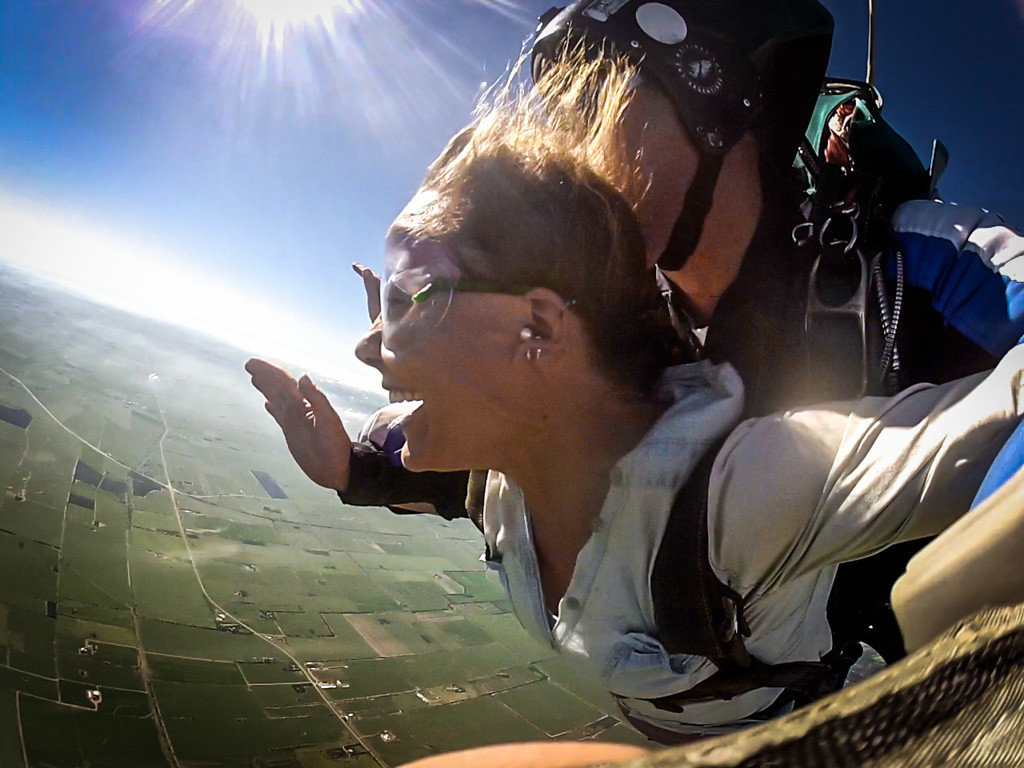 Skydiving in Alta Gracia, Argentina