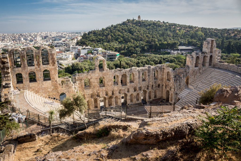The Odeion of Herodes Atticus, Athens, Greece