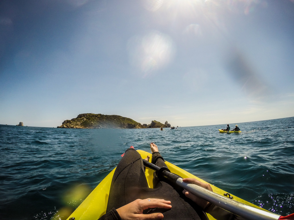 Kayaking to Les Medes Islands, Catalonia, Spain