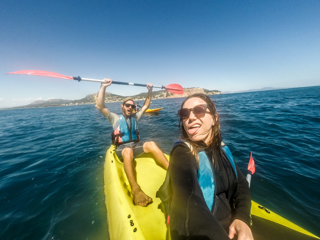Kayaking to Les Medes Islands on my birthday!