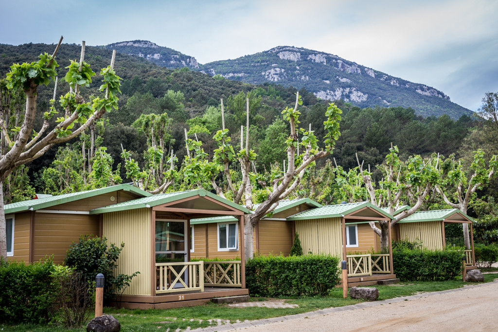 Bungalows in the Pyrenees at Bassegoda Park
