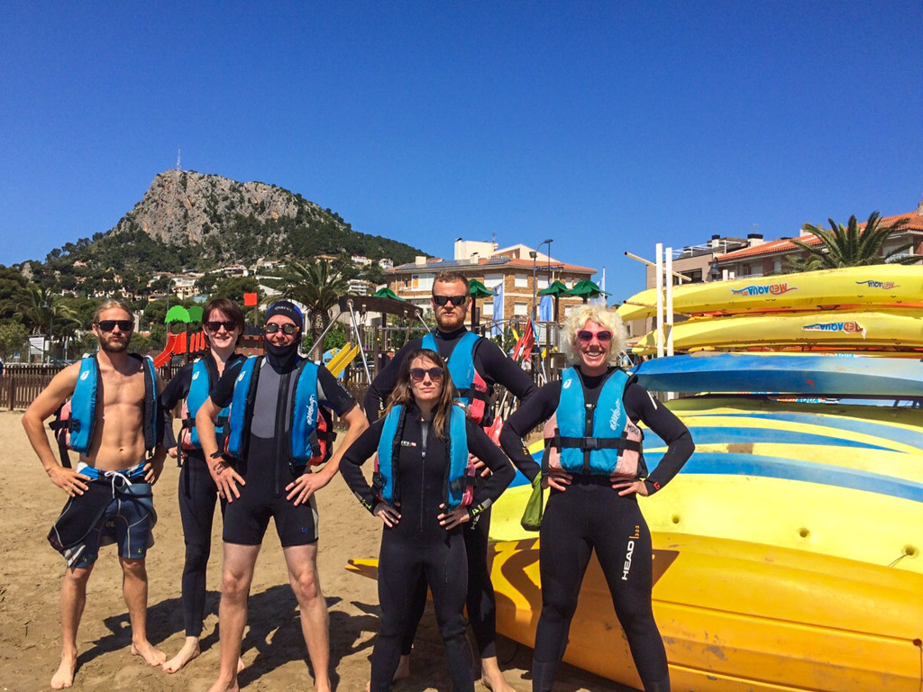 Kayaking in L'Estartit, Catalonia