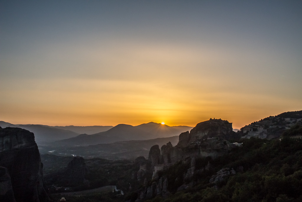 Sunset tour in Meteora, Greece