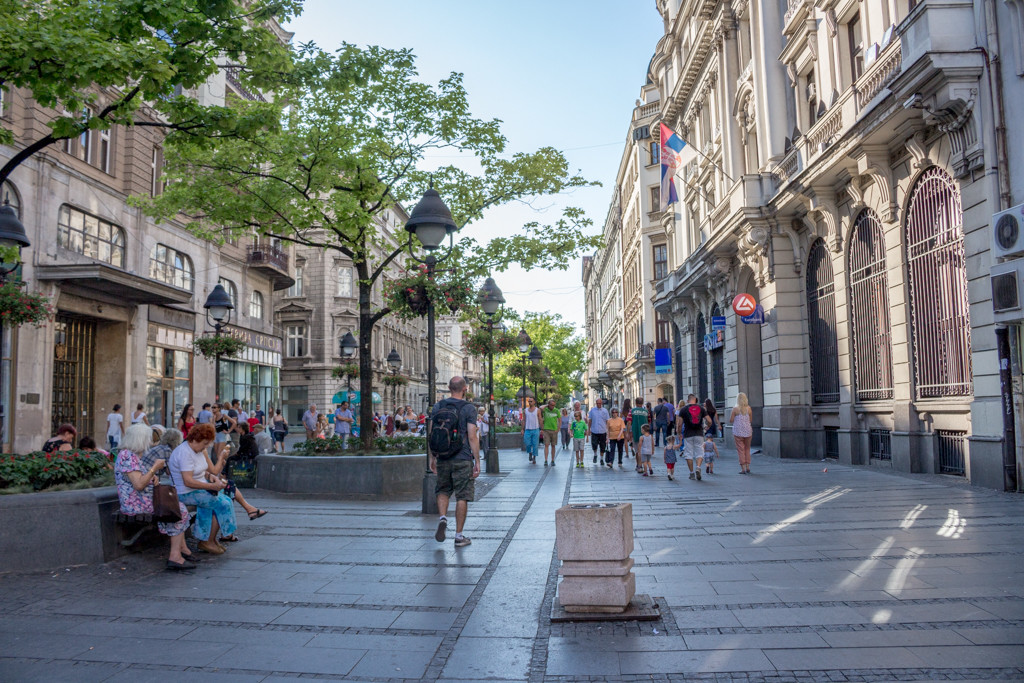 Downtown Belgrade, Serbia
