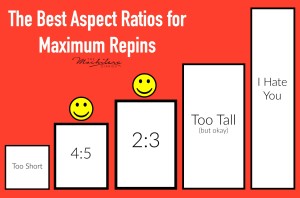 The best aspect ratios to use for maximum repins on Pinterest