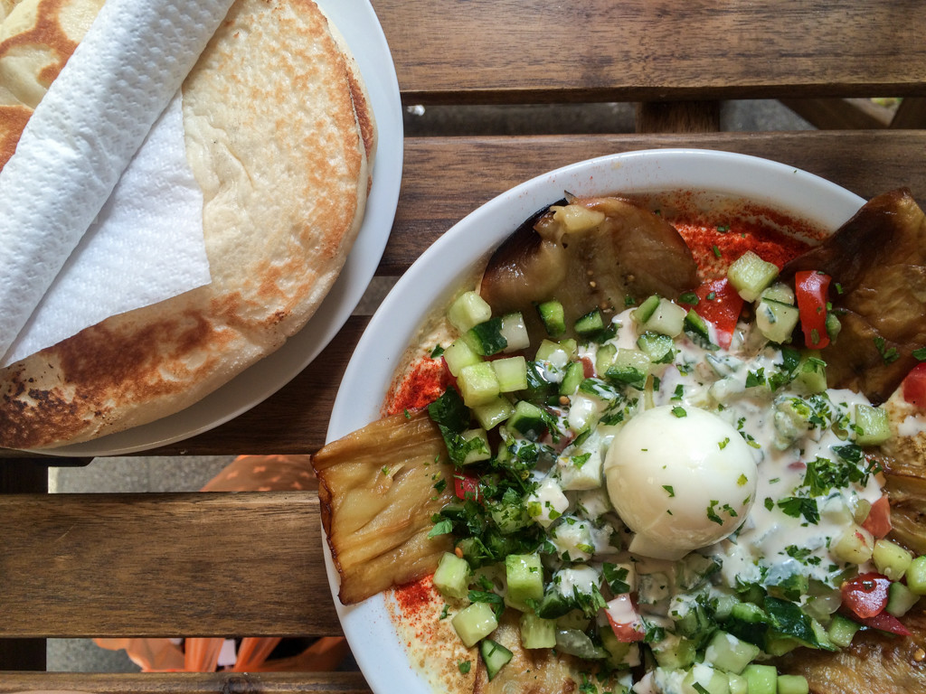 Hummus plate, Budapest, Hungary