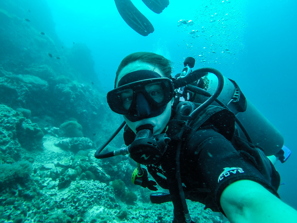 Travel Photos with a GoPro, Diving in Koh Tao