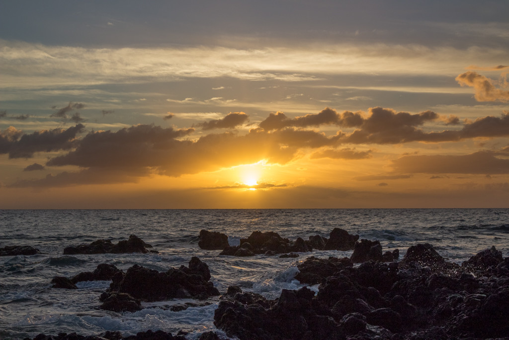 Sunset at Keawakapu Beach, Maui