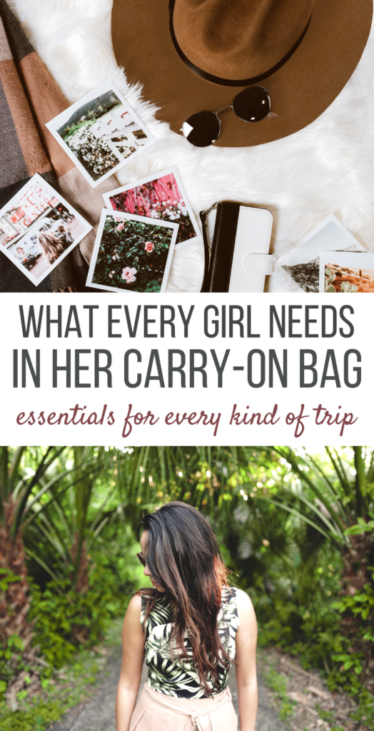 Packing a carryon bag doesn't have to be complicated! Here's what I put in my carry on bag no matter how long my flight or what kind of trip. #packingtips #carryonpacking