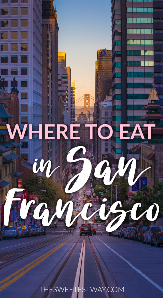 My favorite places to eat in San Francisco! Check 'em out!!