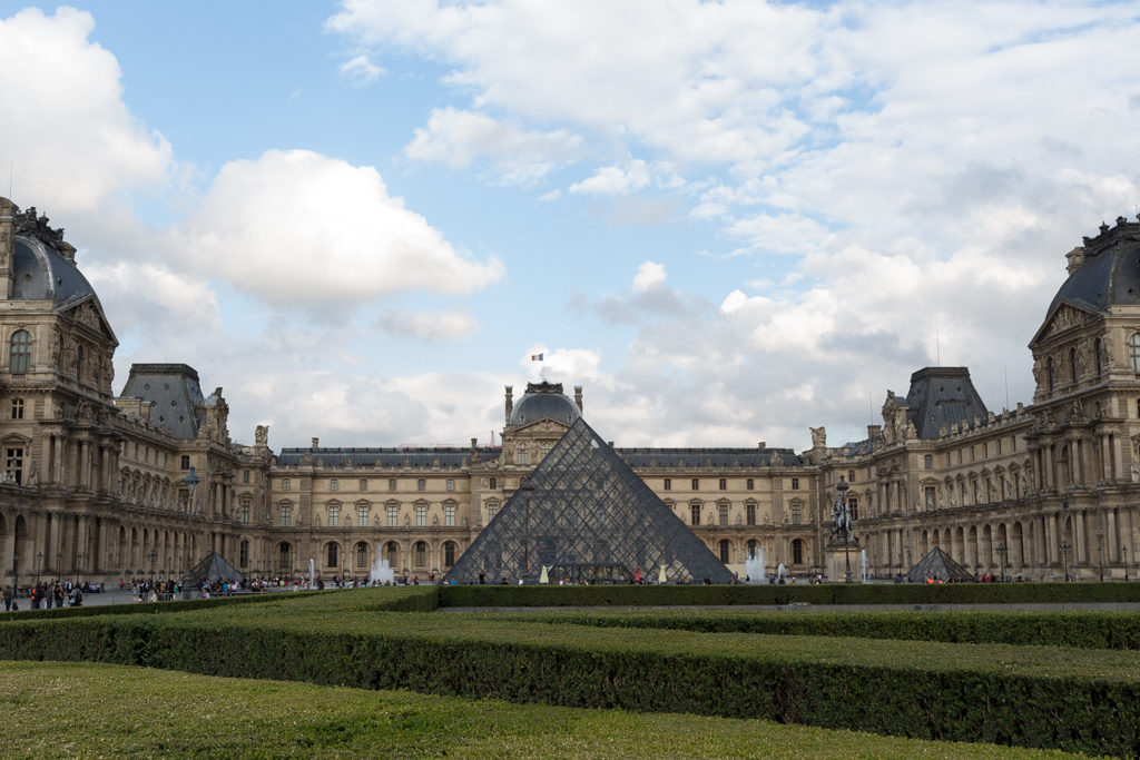 What to do with four days in Paris. Visit the Louvre Pyramid.