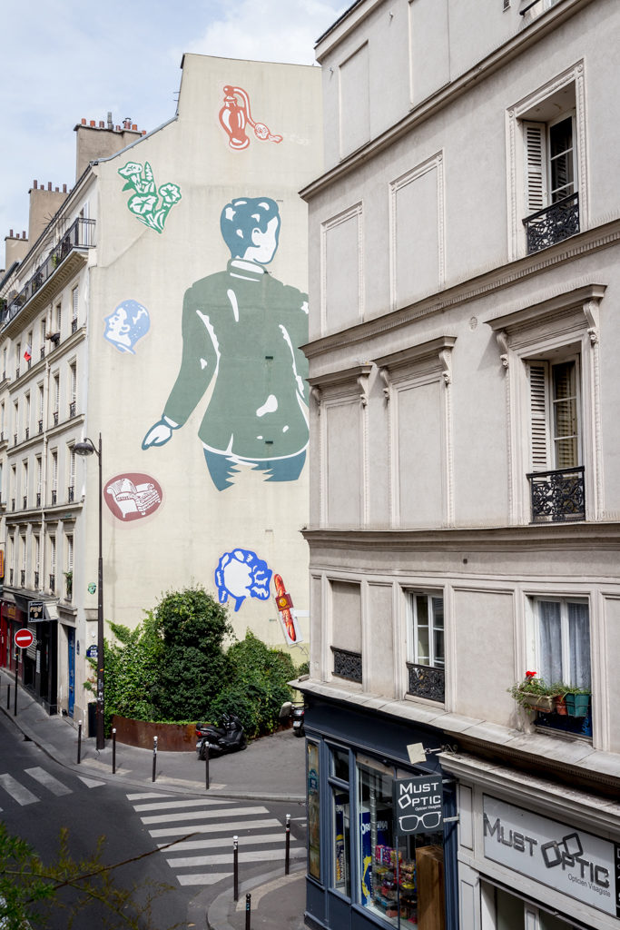 View from Hotel Eldorado in the 17th Arrondissement, Paris