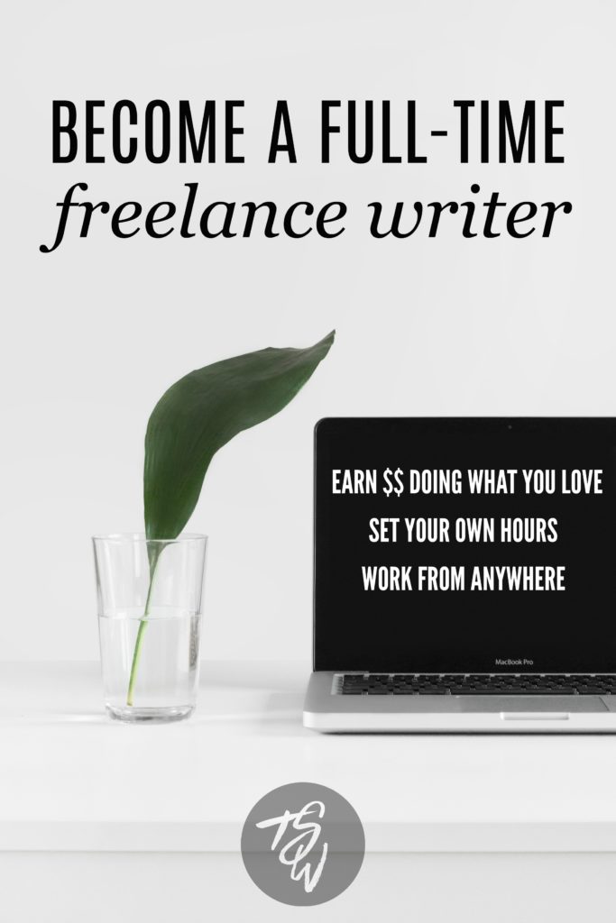 Become a full-time freelance writer with the Earn More Writing course by Holly Porter Johnson of ClubThrifty.com