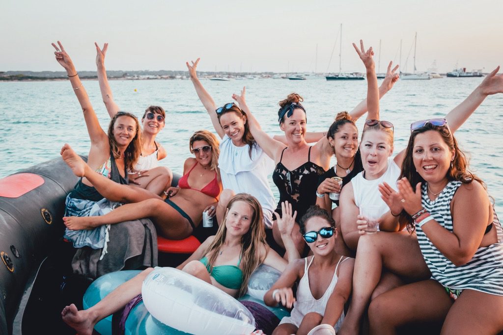 A boat trip to Formentera, Spain