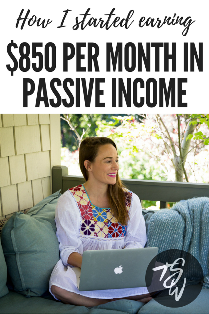 The top 5 things I did this year to start earning $850+ per month in passive income through my blog.