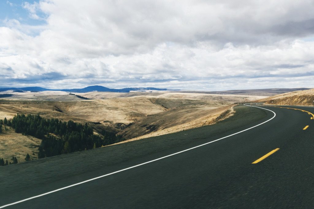 Driving in eastern Oregon