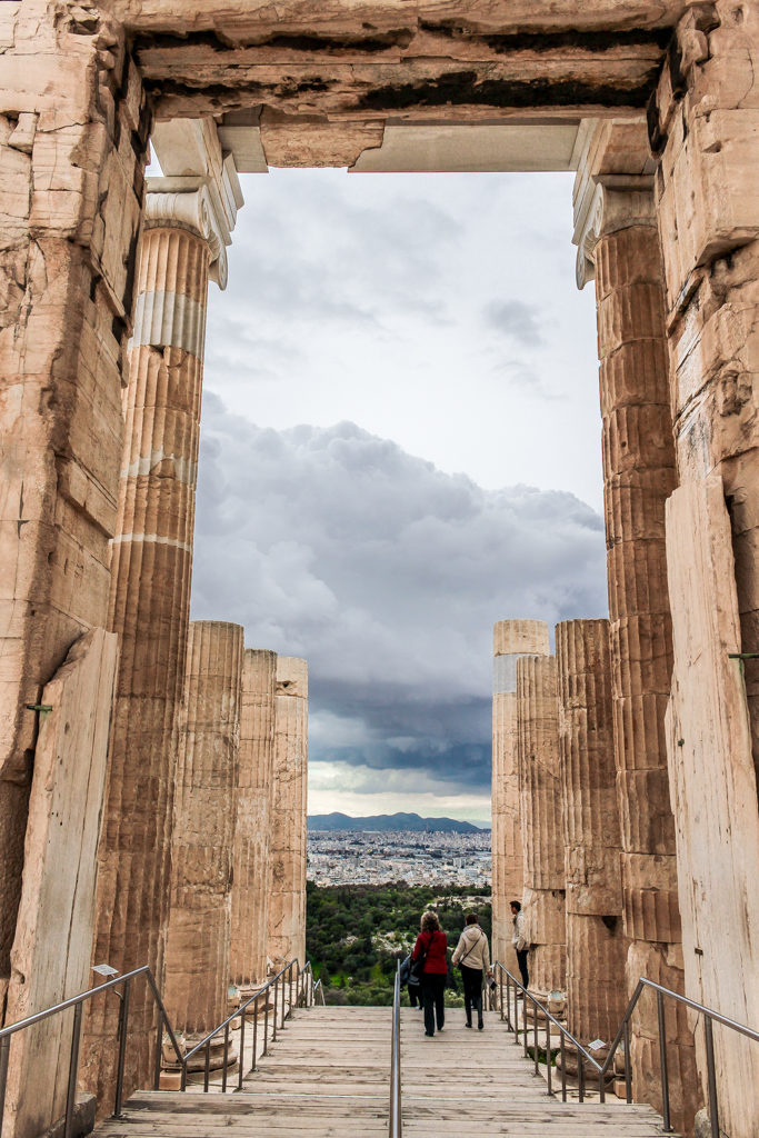 The Propylaea of the Acropolis, Athens, Greece