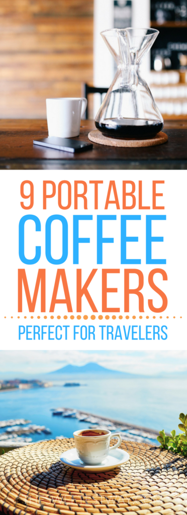 Portable coffee makers perfect for frequent travelers